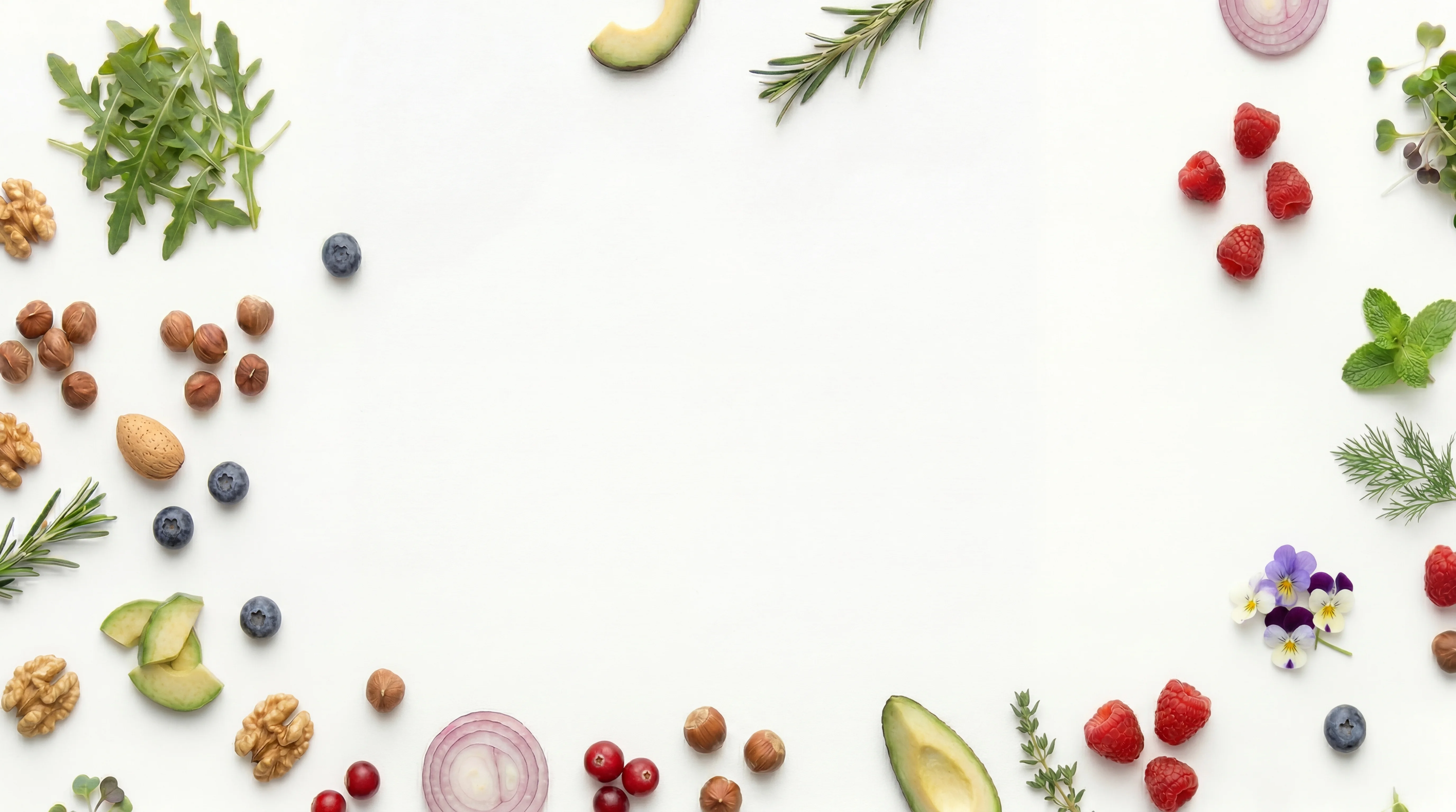 Hero Background Food Composition